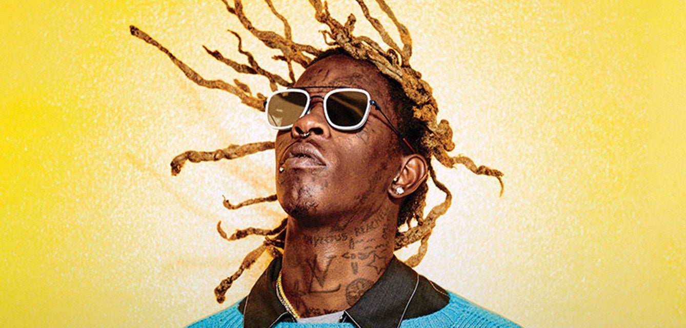 Young Thug will be playing at State Farm Arena in Atlanta
