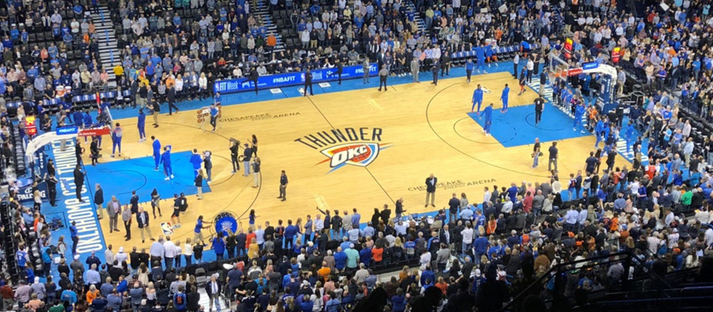 Oklahoma City Blue will be playing South Bay Lakers at Paycom Center in Oklahoma City