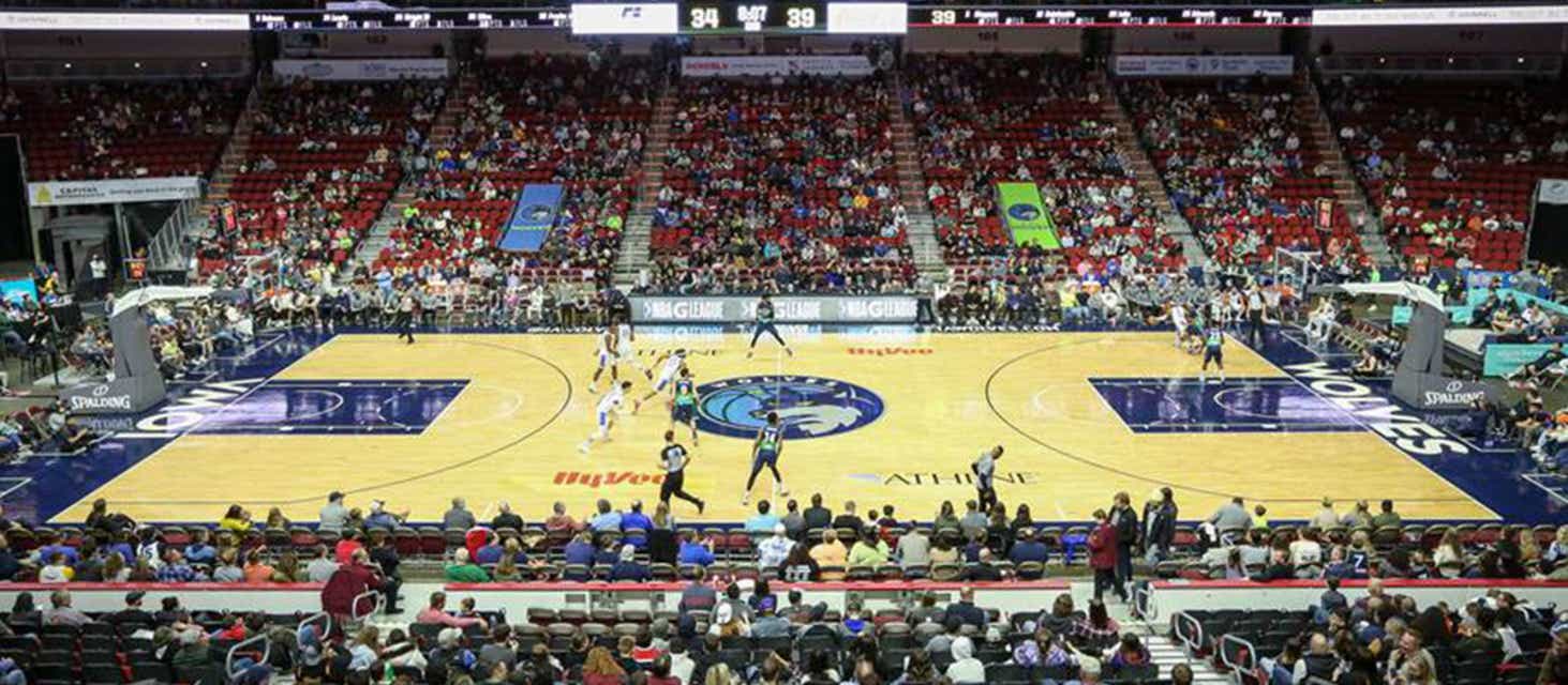 Iowa Wolves will be playing Sioux Falls Skyforce at Casey's Center in Des Moines
