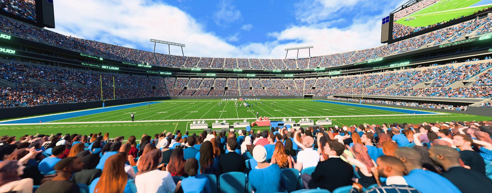 Carolina Panthers will be playing Chicago Bears at Bank of America Stadium in Charlotte