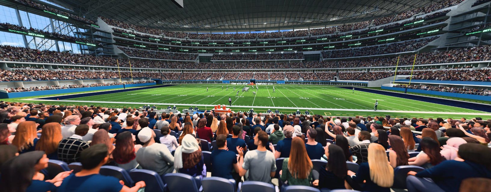 Dallas Cowboys will be playing Philadelphia Eagles at AT&T Stadium in Arlington