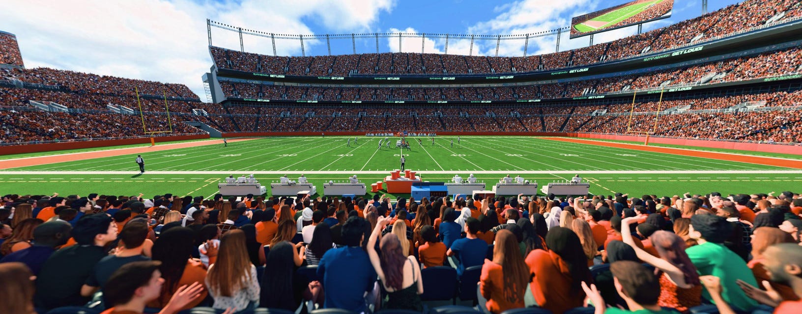 Denver Broncos will be playing Los Angeles Rams at Empower Field at Mile High in Denver