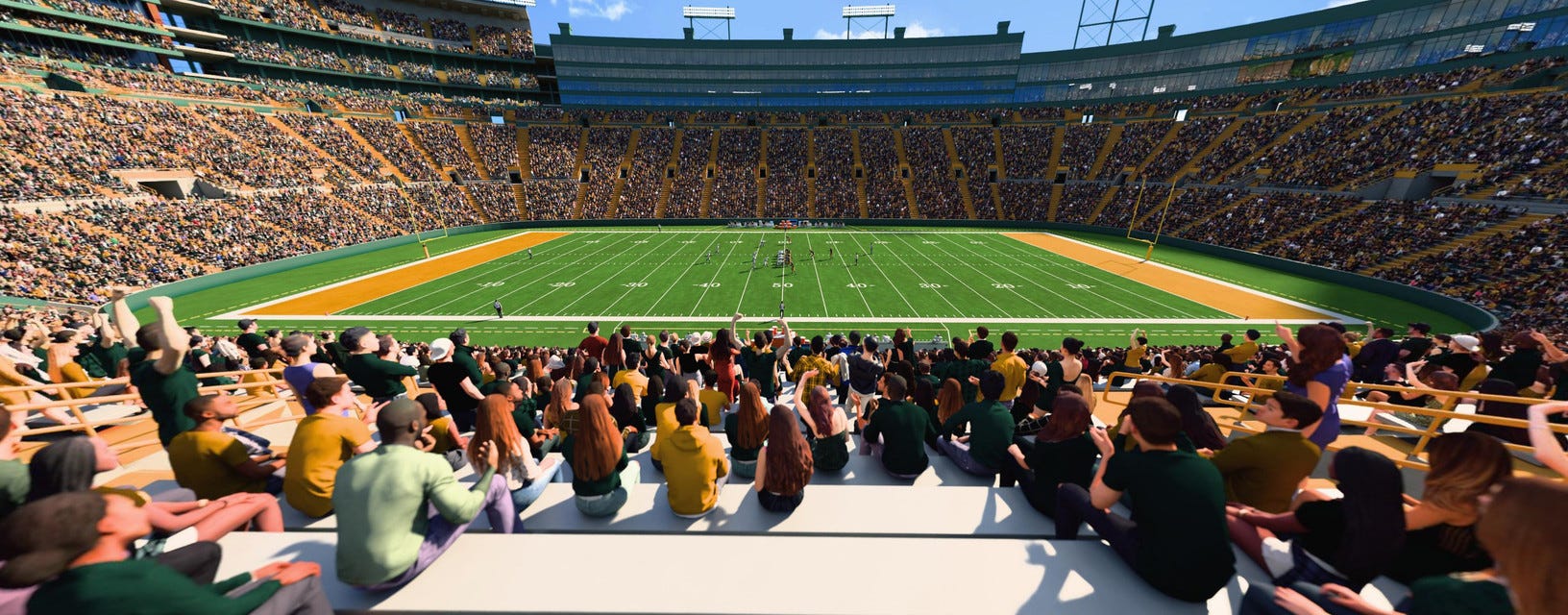 Green Bay Packers will be playing Atlanta Falcons at Lambeau Field in Green Bay