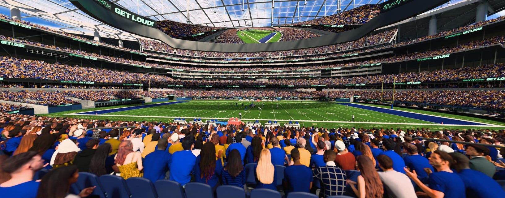 Los Angeles Rams will be playing Los Angeles Chargers at SoFi Stadium in Inglewood