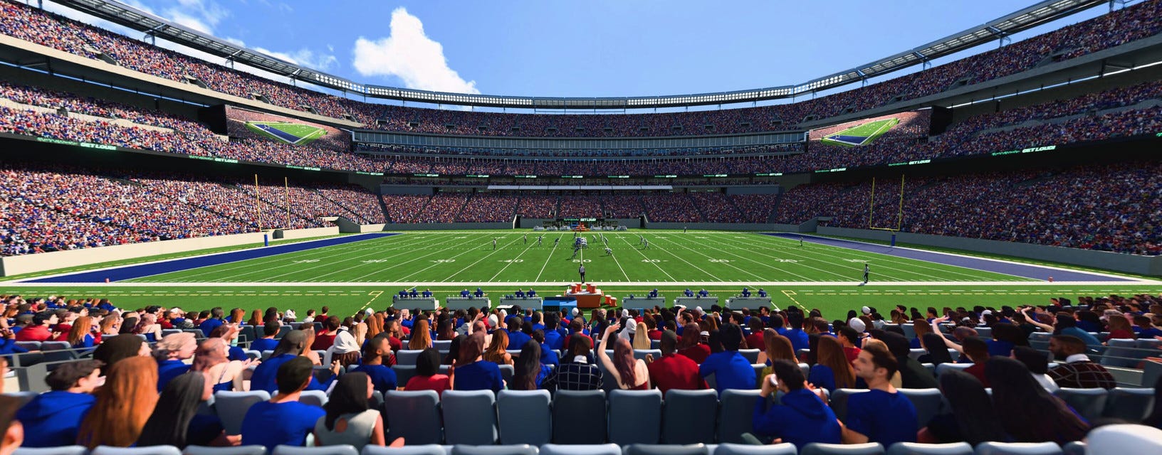 New York Giants will be playing Dallas Cowboys at MetLife Stadium in East Rutherford
