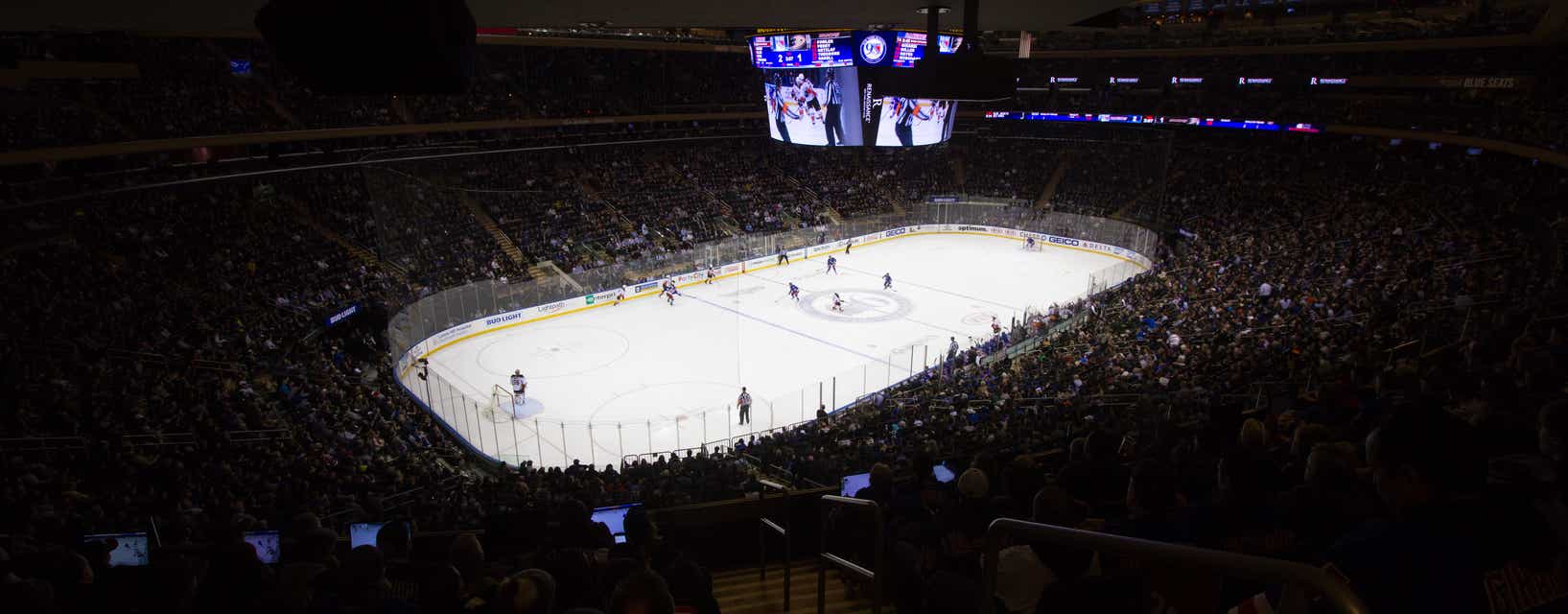 New York Rangers will be playing at Madison Square Garden in New York