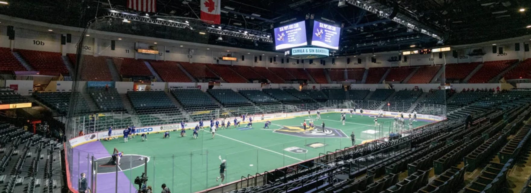 San Diego Seals will be playing Toronto Rock at Pechanga Arena in San Diego