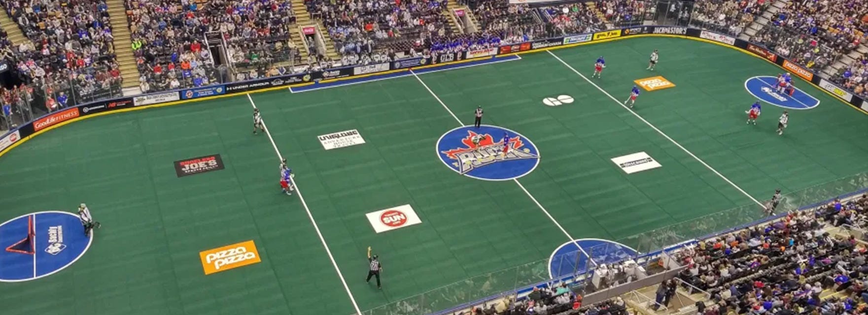 Toronto Rock will be playing Calgary Roughnecks at TD Coliseum in Hamilton