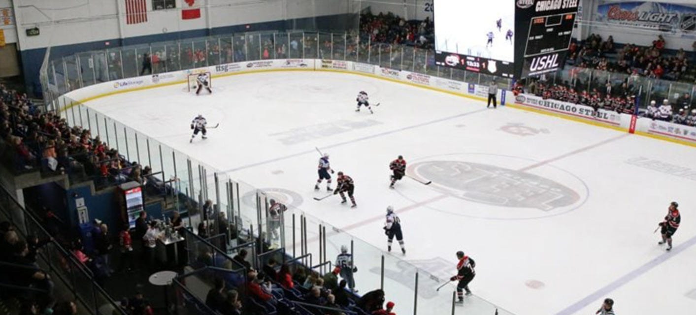 Chicago Steel will be playing Youngstown Phantoms at Fox Valley Ice Arena in Geneva