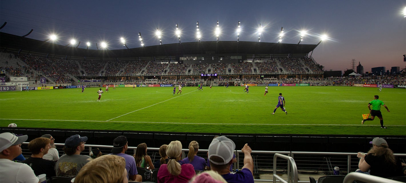 Louisville City FC will be playing Miami FC at Lynn Family Stadium in Louisville
