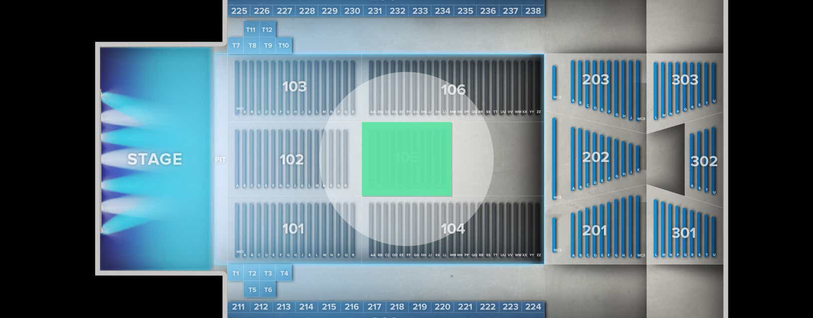 Seat view from Floor