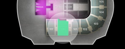 Seat view from Reserved Bowl