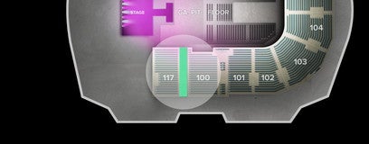 Seat view from Reserved Bowl