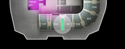 Seat view from Reserved Bowl