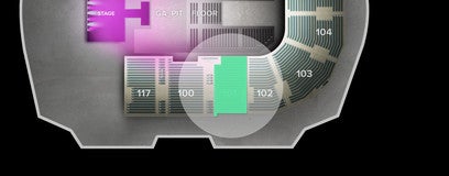 Seat view from Reserved Bowl