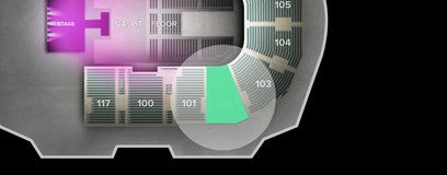 Seat view from Reserved Bowl