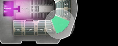 Seat view from Reserved Bowl