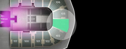 Seat view from Reserved Bowl