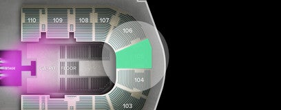 Seat view from Reserved Bowl