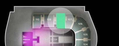 Seat view from Reserved Bowl