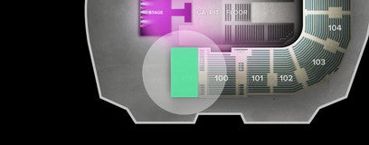 Seat view from Reserved Bowl