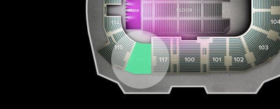 Seat view from Reserved Bowl