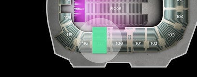Seat view from Reserved Bowl