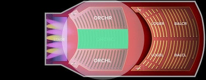 Seat view from Orchestra