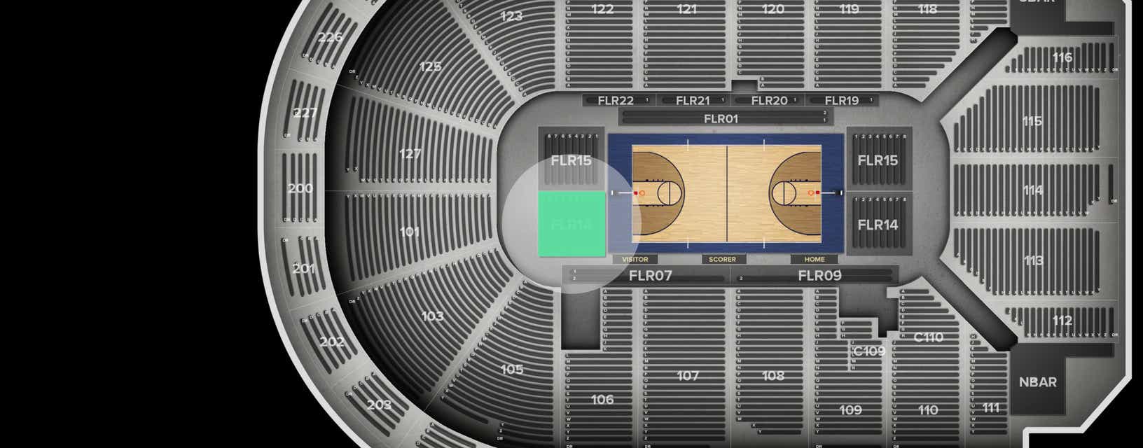 Seat view from Floor