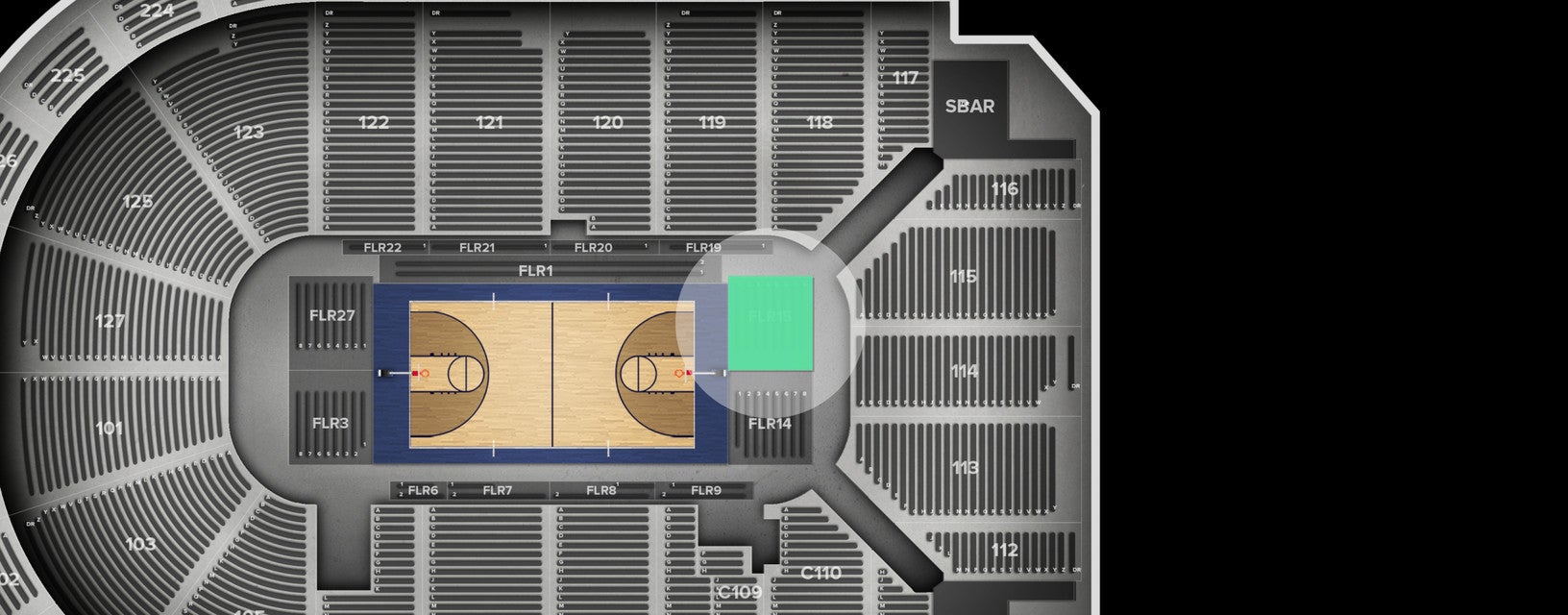 Seat view from Floor