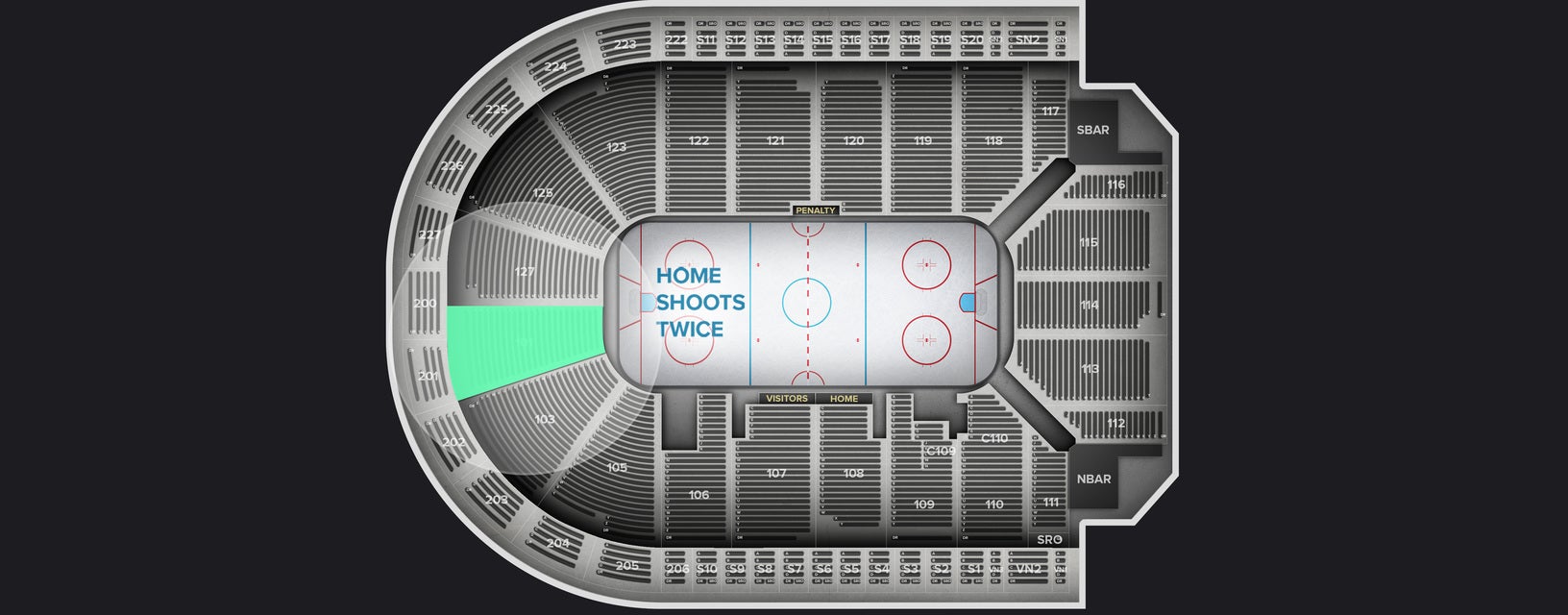 Seat view from Lower