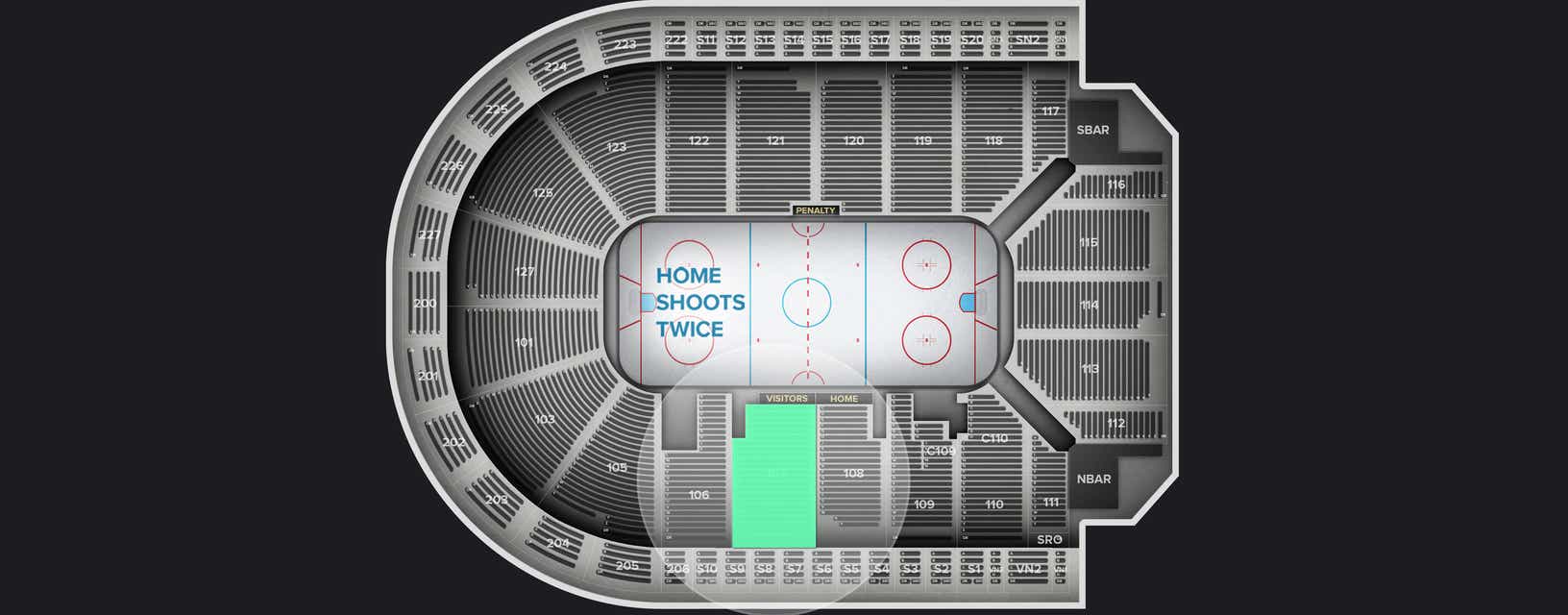 Seat view from Lower