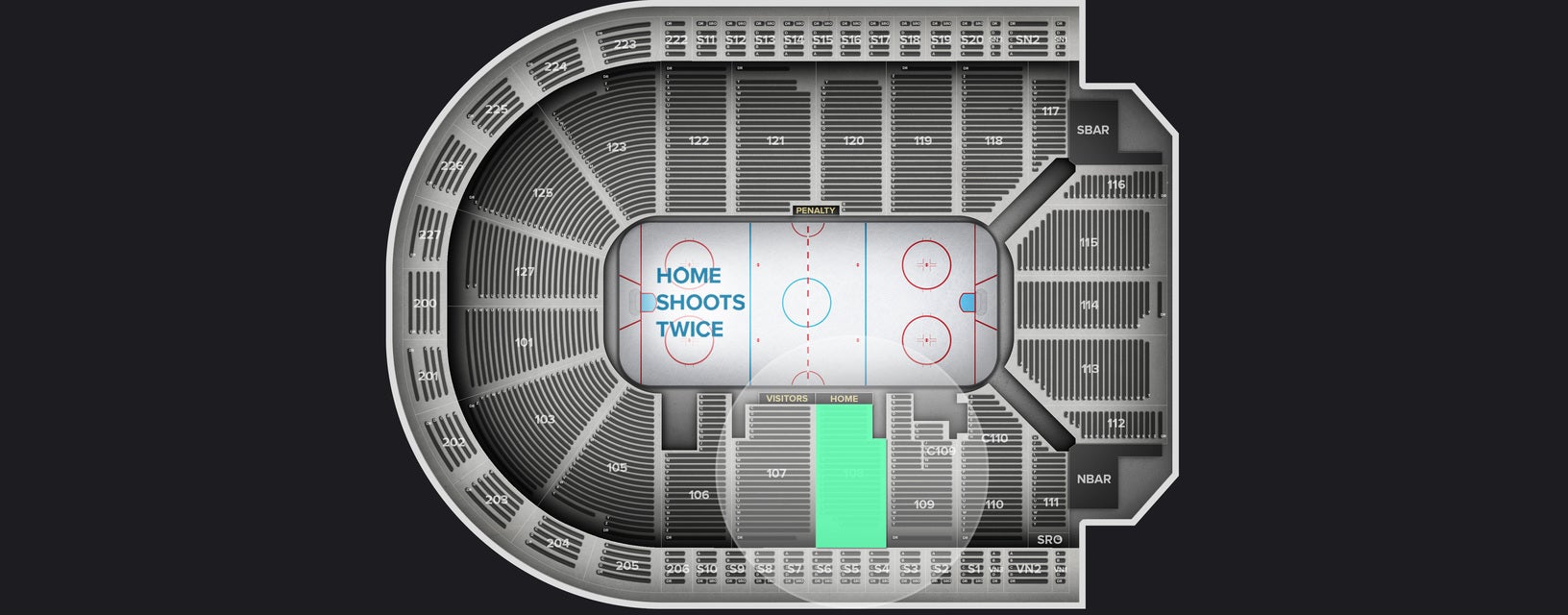 Seat view from Lower