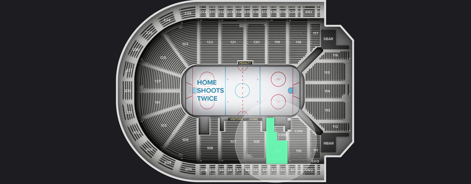 Seat view from Lower