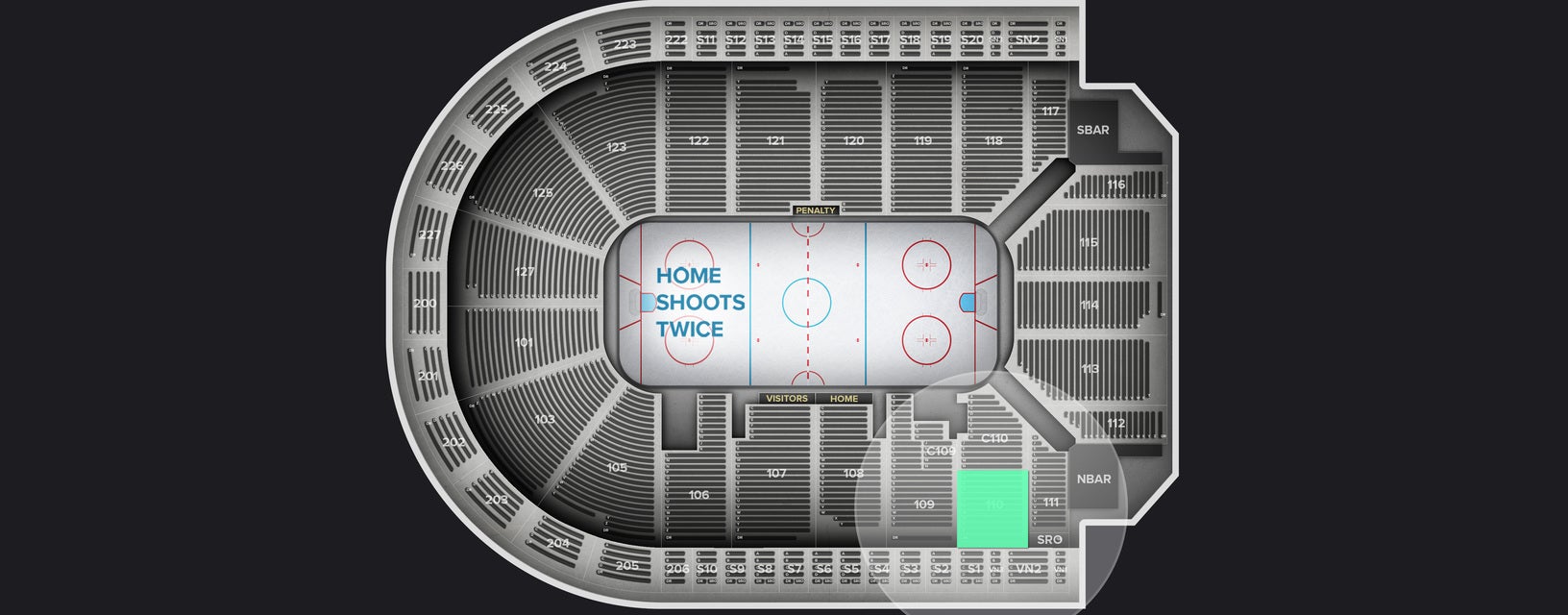 Seat view from Lower