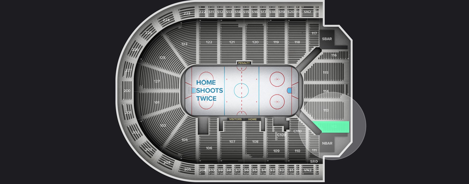 Seat view from Lower