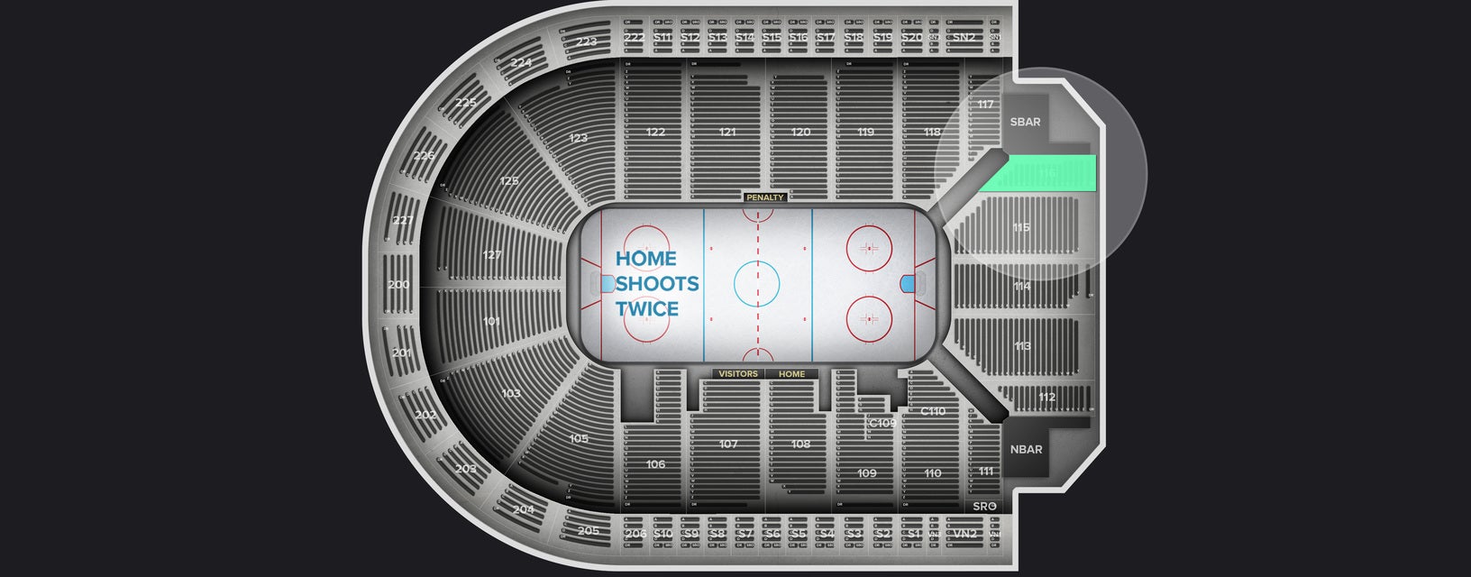 Seat view from Lower