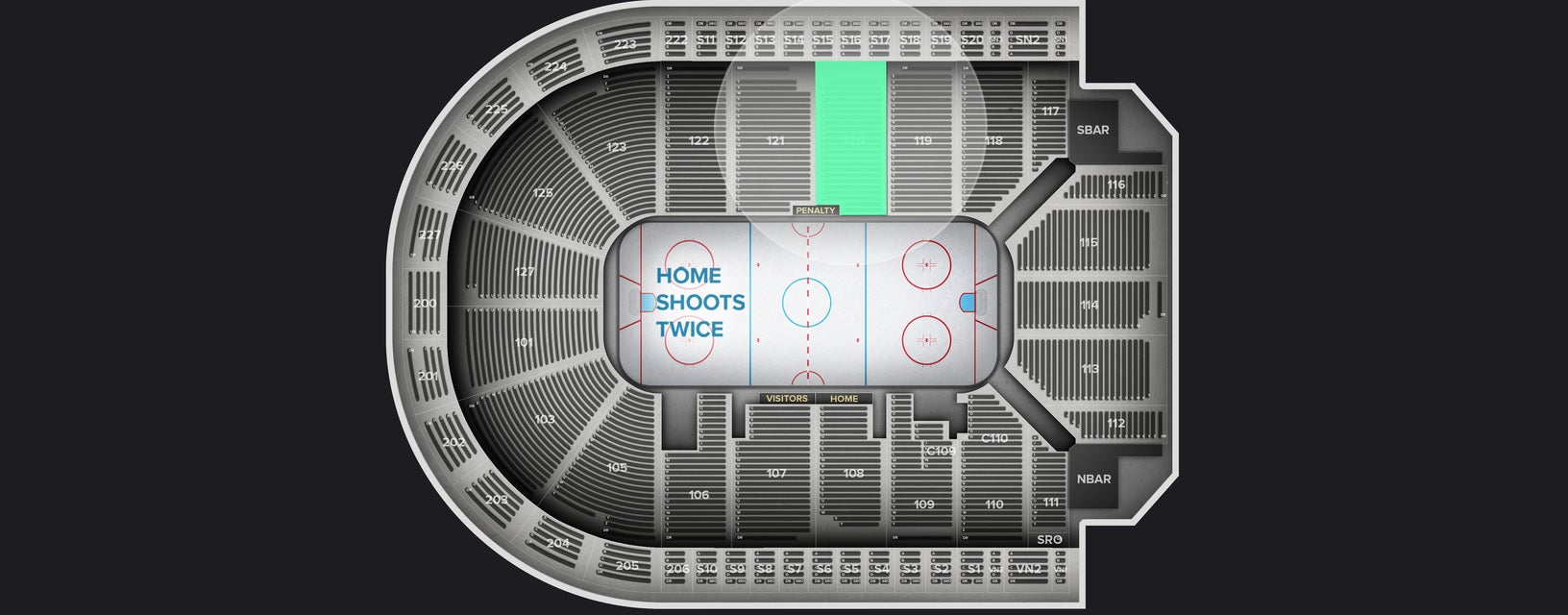Seat view from Lower