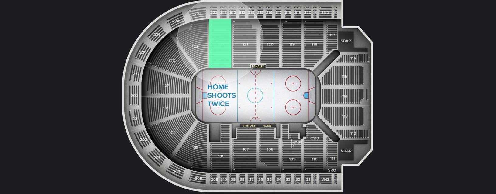 Seat view from Lower