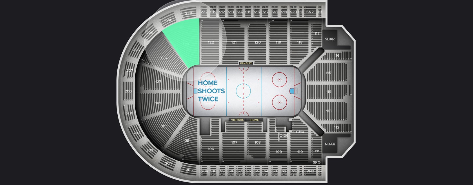 Seat view from Lower
