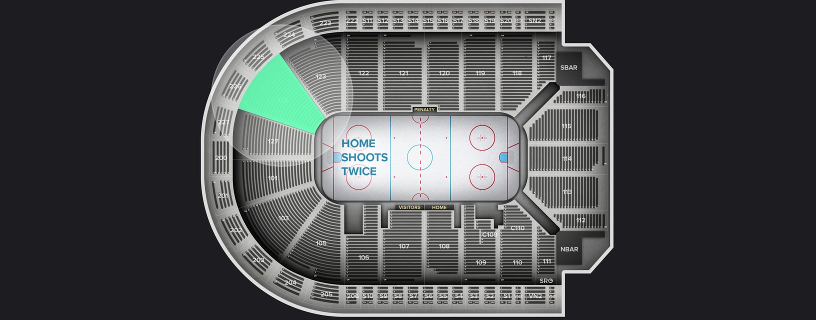 Seat view from Lower
