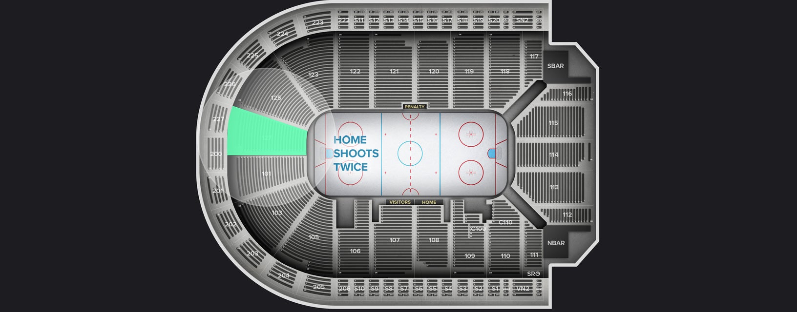 Seat view from Lower