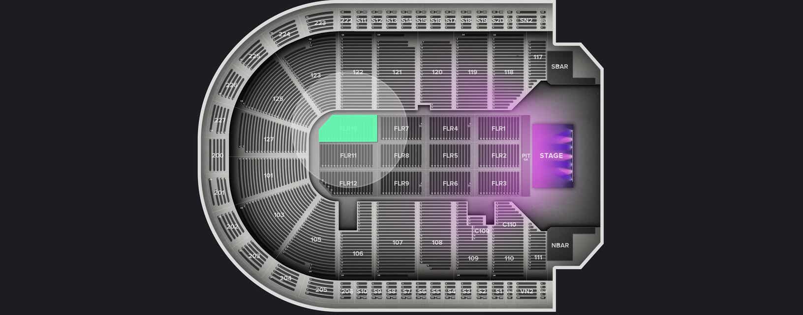 Seat view from Floor