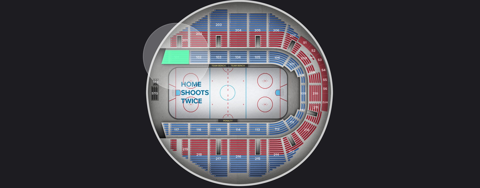 Seat view from Lower