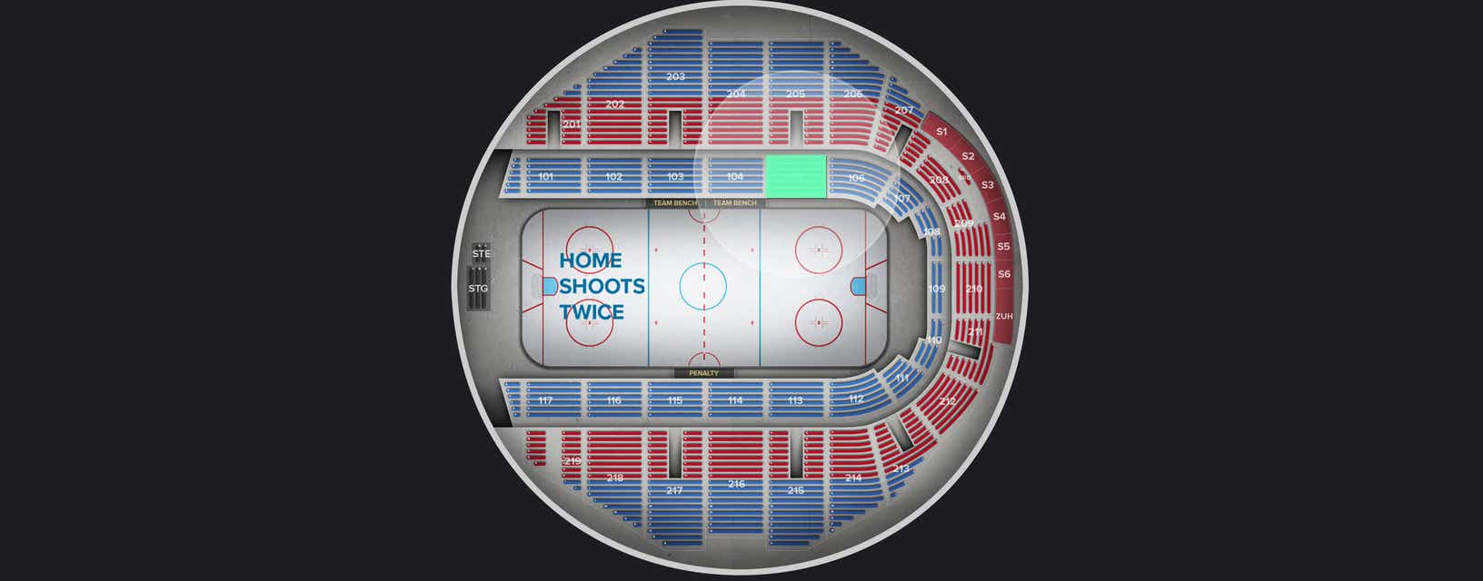 Seat view from Lower