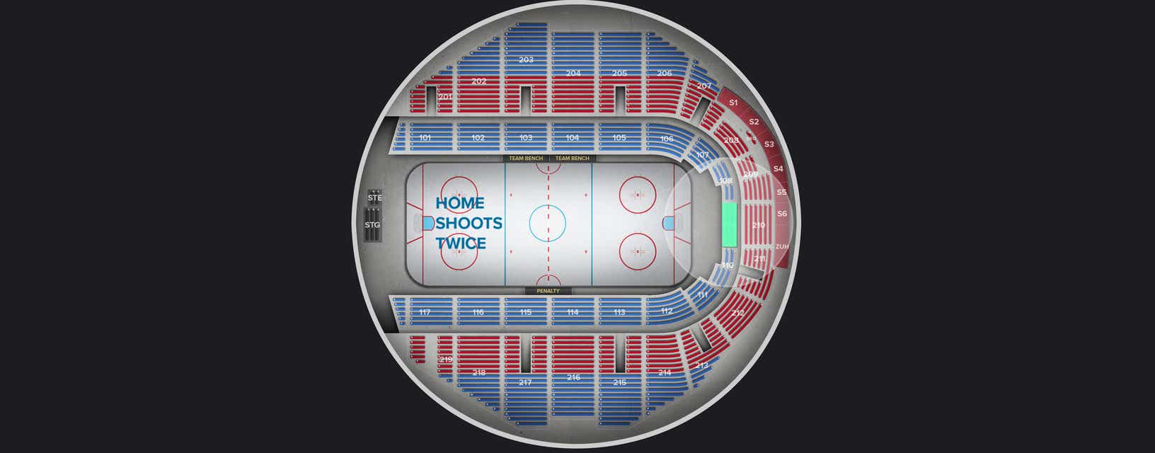 Seat view from Lower