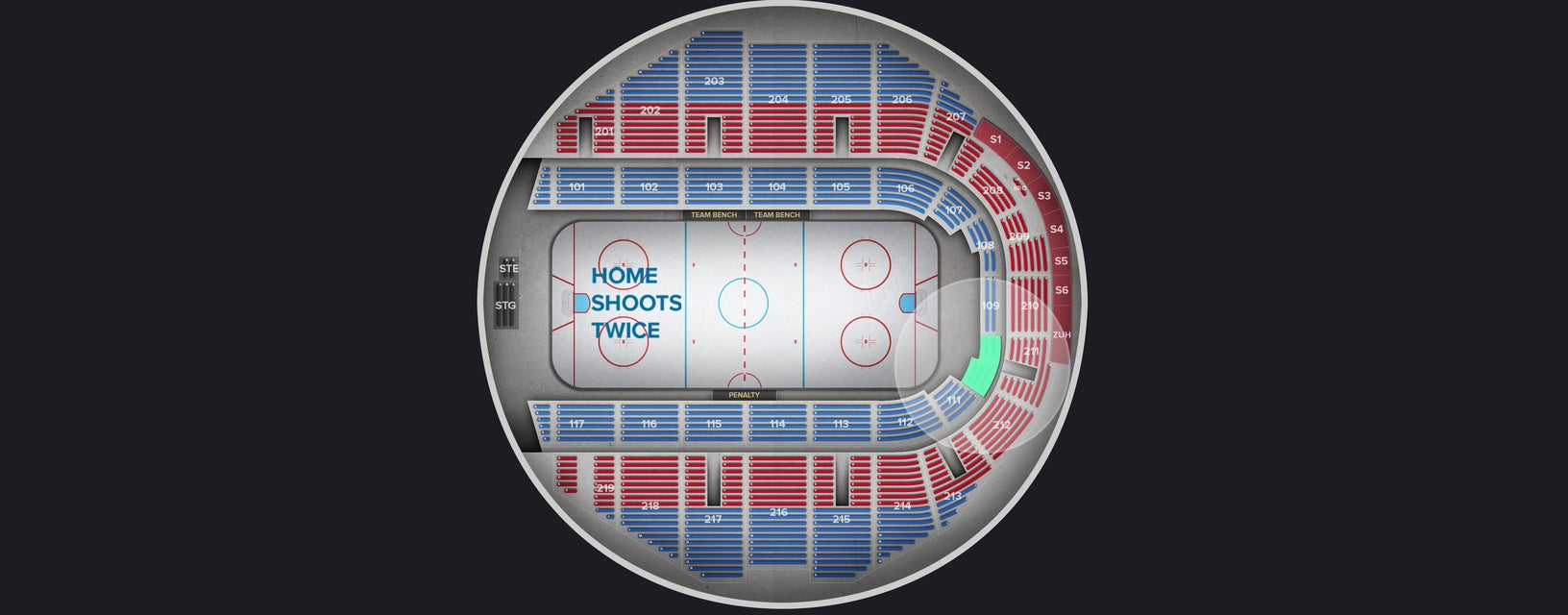 Seat view from Lower