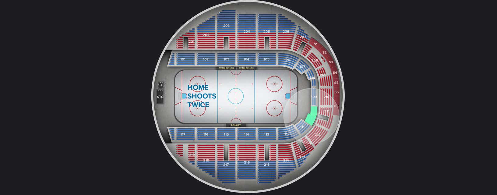 Seat view from Lower