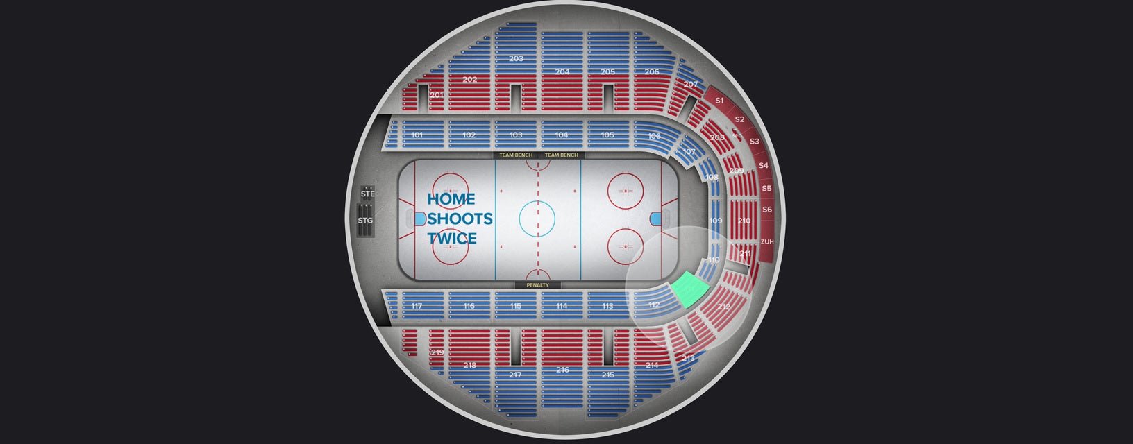 Seat view from Lower