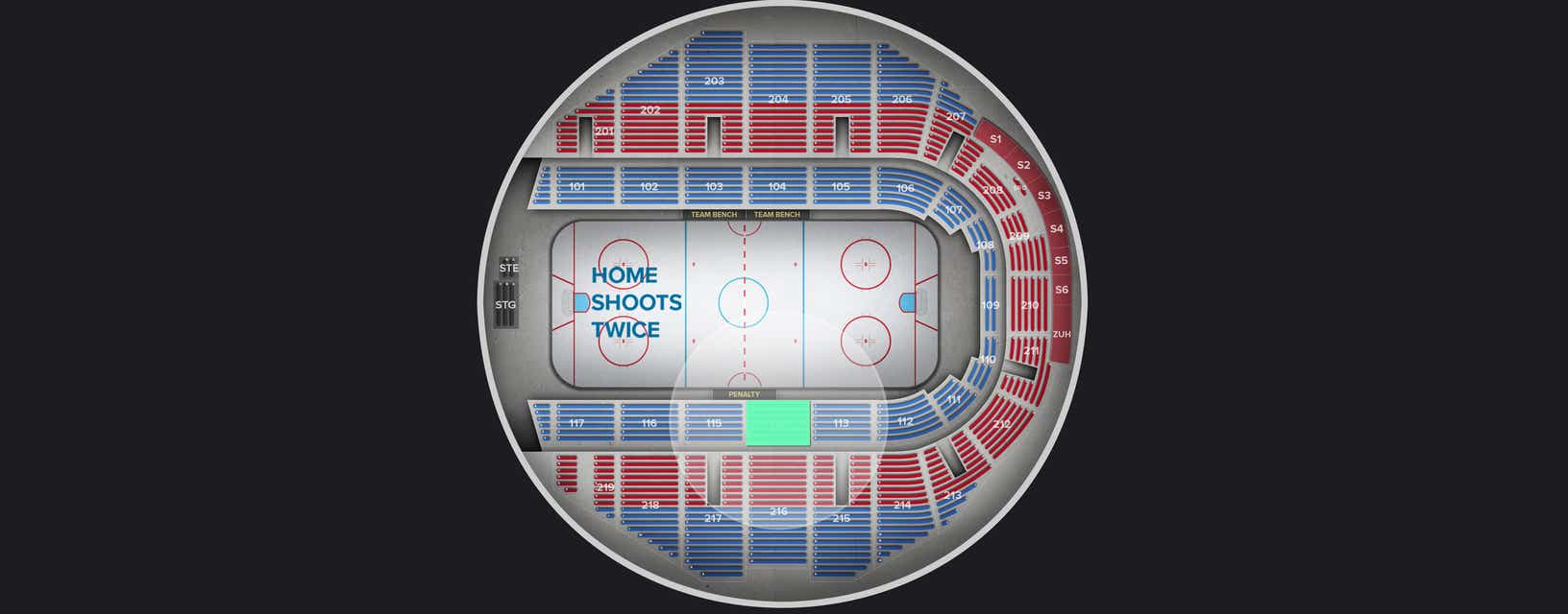 Seat view from Lower
